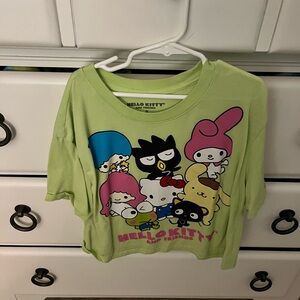 Hello Kitty & Friends Lime Green Kids Tee